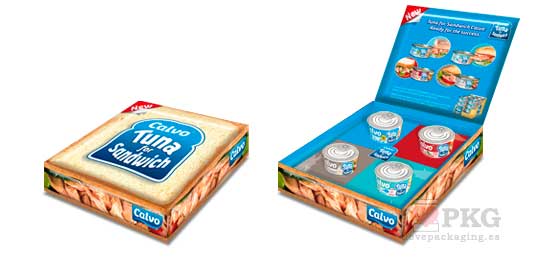 Caja presentadora Tuna for Sandwich