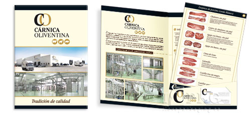 Branding Carnica Oliventina identidad corporativa