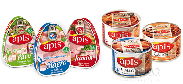 Packaging - Latas de Magro y Callos Apis