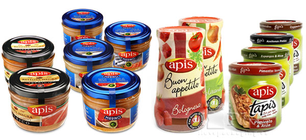 Packaging Apis: etiqueta, sleever