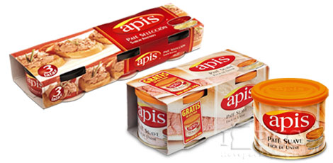 Packaging Apis: lata, agrupador